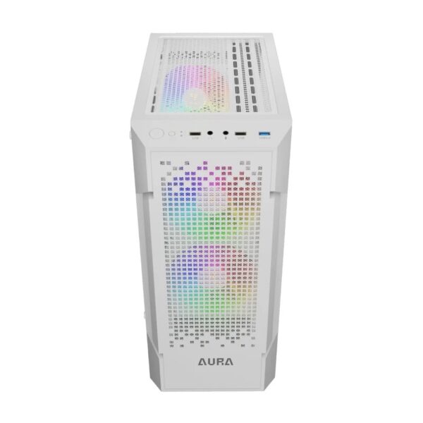 کیس کامپیوتر گیم دیاس مدل AURA GC7 WH