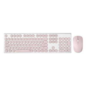 کیبورد و ماوس بی سیم رپو مدل Pink Rapoo X260S Wireless Mouse & Keyboard