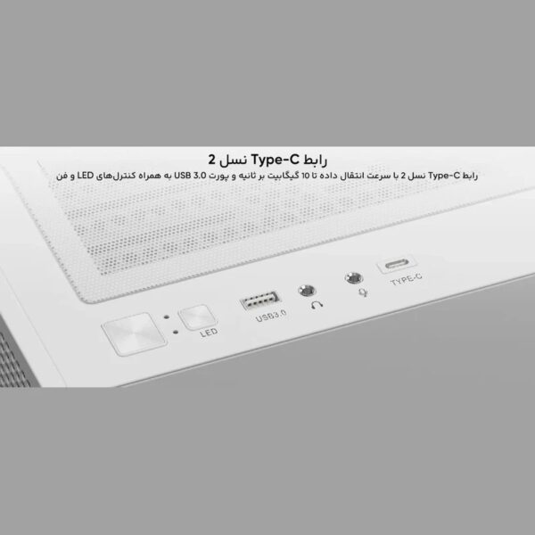 کیس گیم دیاس TALOS E3 MESH WH