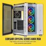 کیس کورسیر Crystal Series 680X RGB White