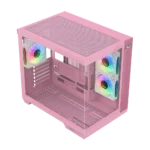 کیس کامپیوتر اوست مدل AWEST GT-AQ12-MP Pink - Image 4