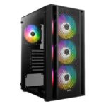 کیس کامپیوتر گیم دیاس مدل GAMDIAS AURA GC2 BLACK