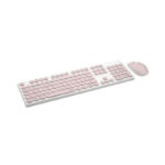 کیبورد و ماوس بی سیم رپو Rapoo X260S Wireless Keyboard & Mouse PINK - Image 2