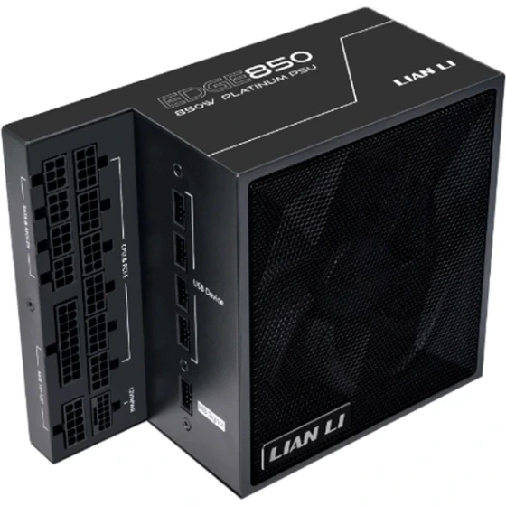 560x560 پاور کامپیوتر لیان لی مدل LIAN LI EDGE 850 UK BLACK FULL MODULAR - Image 1