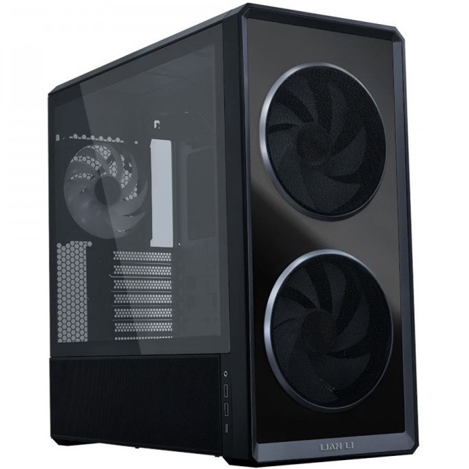 BrRNAdmkEjbXXSDf کیس لیان لی مدل LIAN LI LANCOOL 217 INF BLACK - Image 1