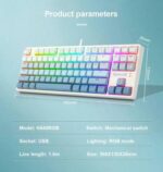 کیبورد مکانیکال ردراگون مدل REDRAGON K645W-GB-RGB - Image 2