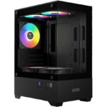 کیس کامپیوتر گیم دیاس مدل GAMDIAS AURA GC102M BLACK