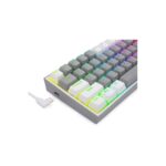 کیبورد مکانیکال ردراگون مدل REDRAGON FIZZ K617 GREY/WHITE - Image 3