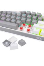 کیبورد مکانیکال ردراگون مدل REDRAGON FIZZ K617 GREY/WHITE - Image 4