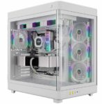 کیس کامپیوتر گیم دیاس مدل GAMDIAS NESO P1 PRO WHITE